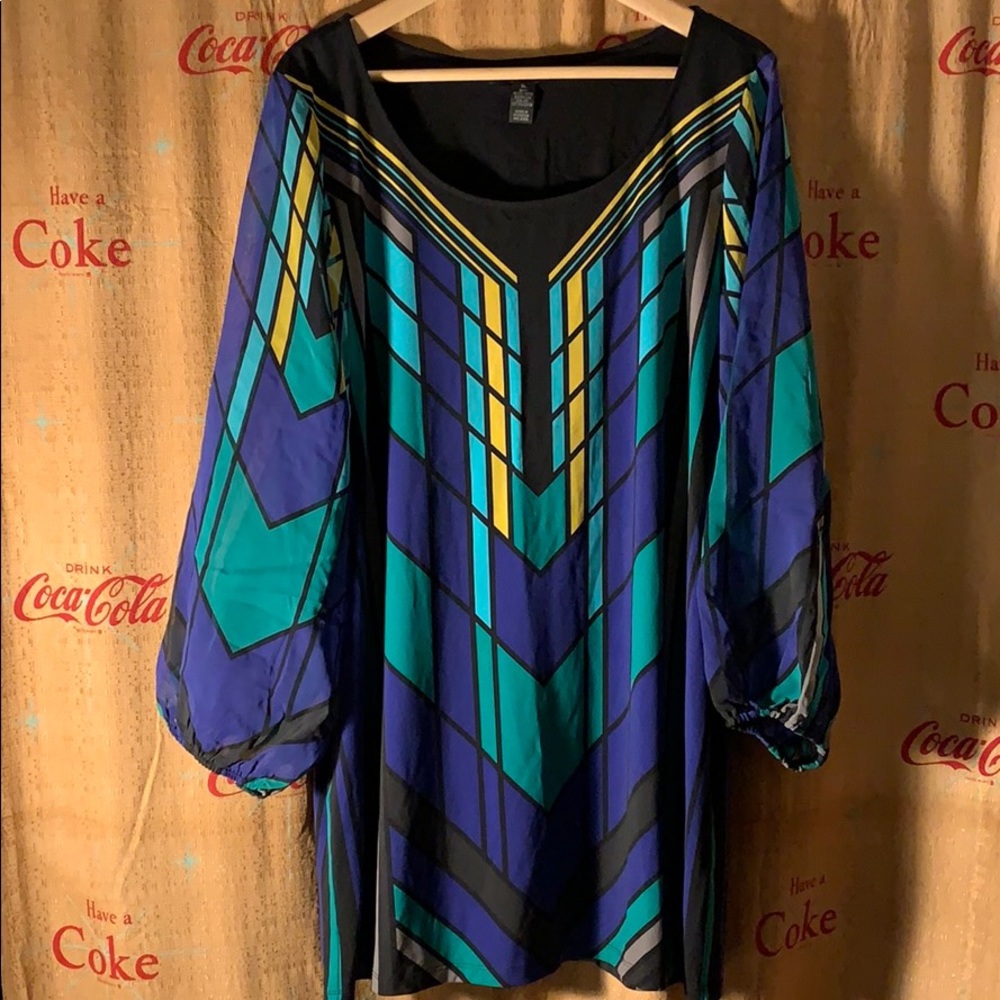 Style&Co XL Dress w Balloon Sleeves